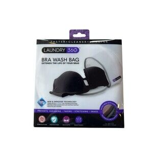 NEW Laundry 360 Bra Wash Bag Micro Mesh with Sanitized 7"x4"